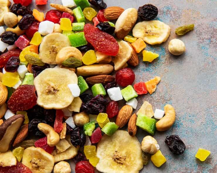 مخلوط میوه خشک حبه ای فله با طعمی طبیعی و دلپذیر